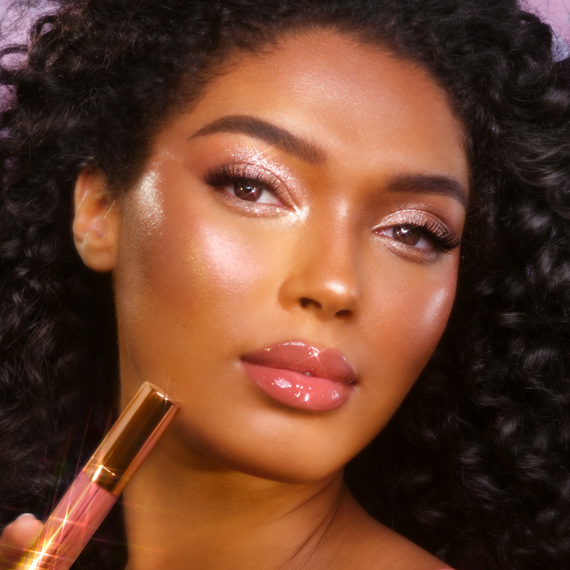 GLOSSY NUDE PINK LIP DUO (SET PARA LABIOS)